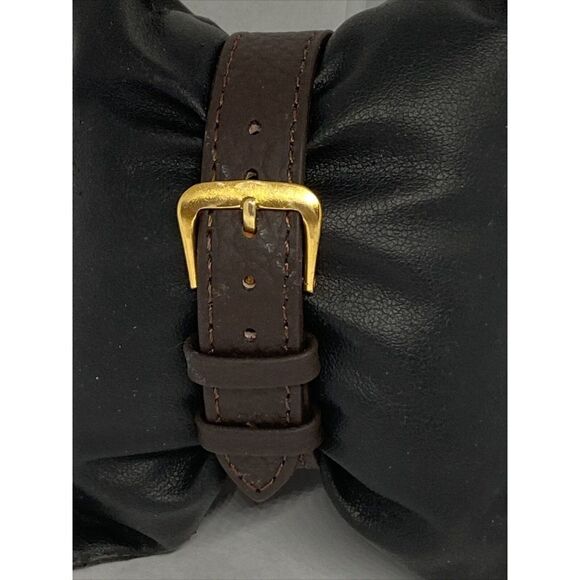 Fossil FTW1200 Women's Brown Leather Silver Analog Dial Hybrid Smartwatch CM627 - Picture 6 of 12